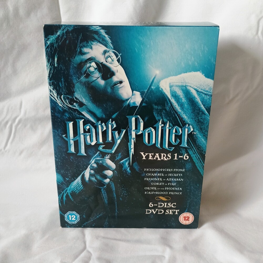 Harry Potter Years 1-6 Gift Set Movie UK DVD Box Set Christmas Present - Picture 1 of 3